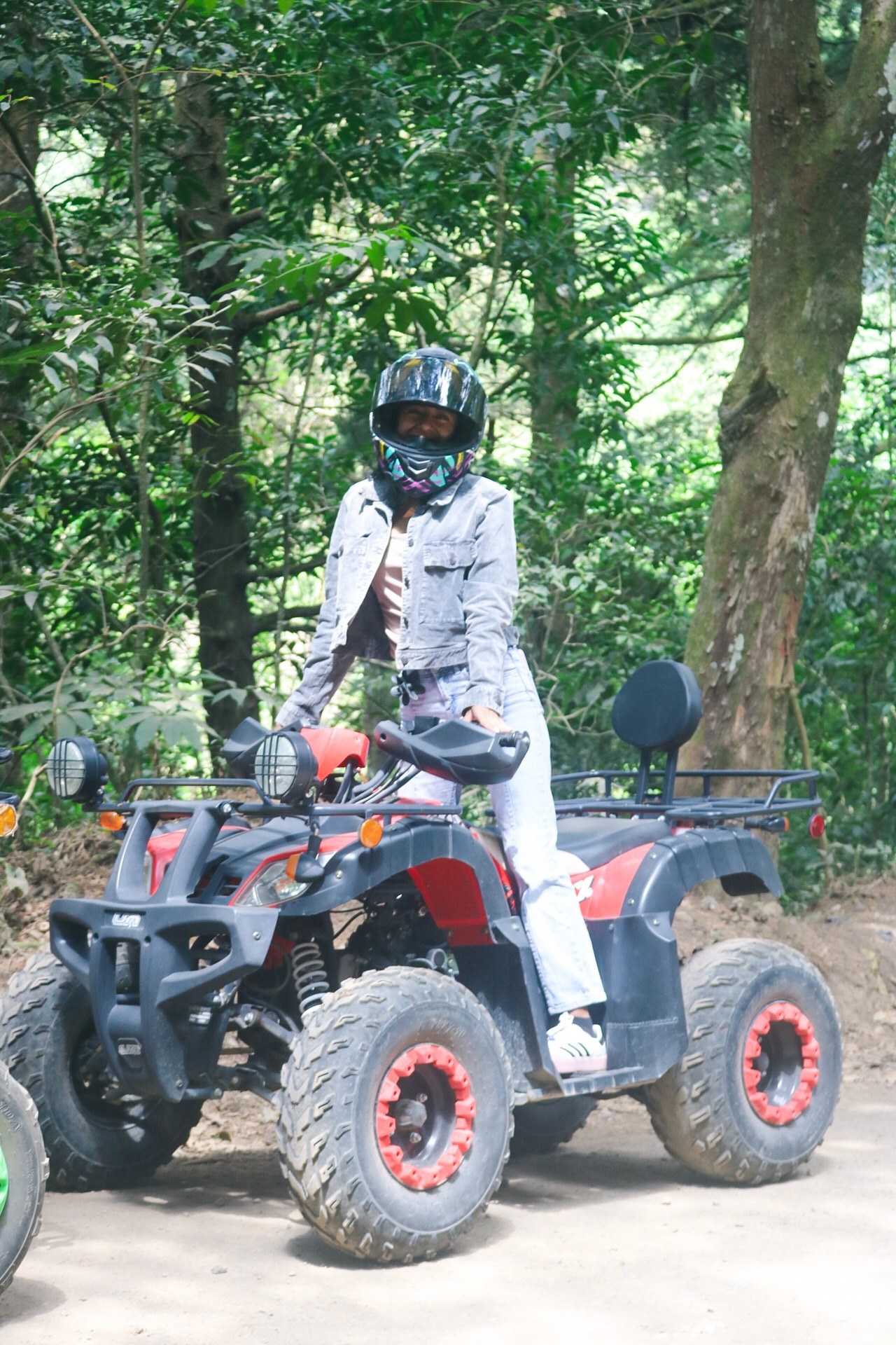 Cuatrimoto durante un tour hacia Laguna Verde