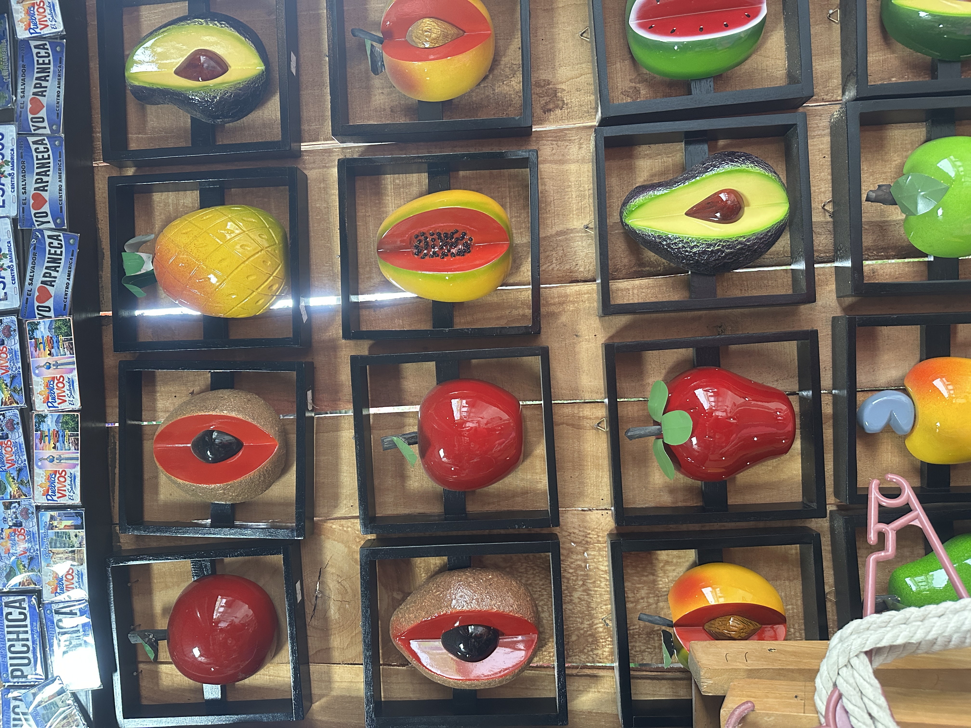 Decoración artesanal de frutas
