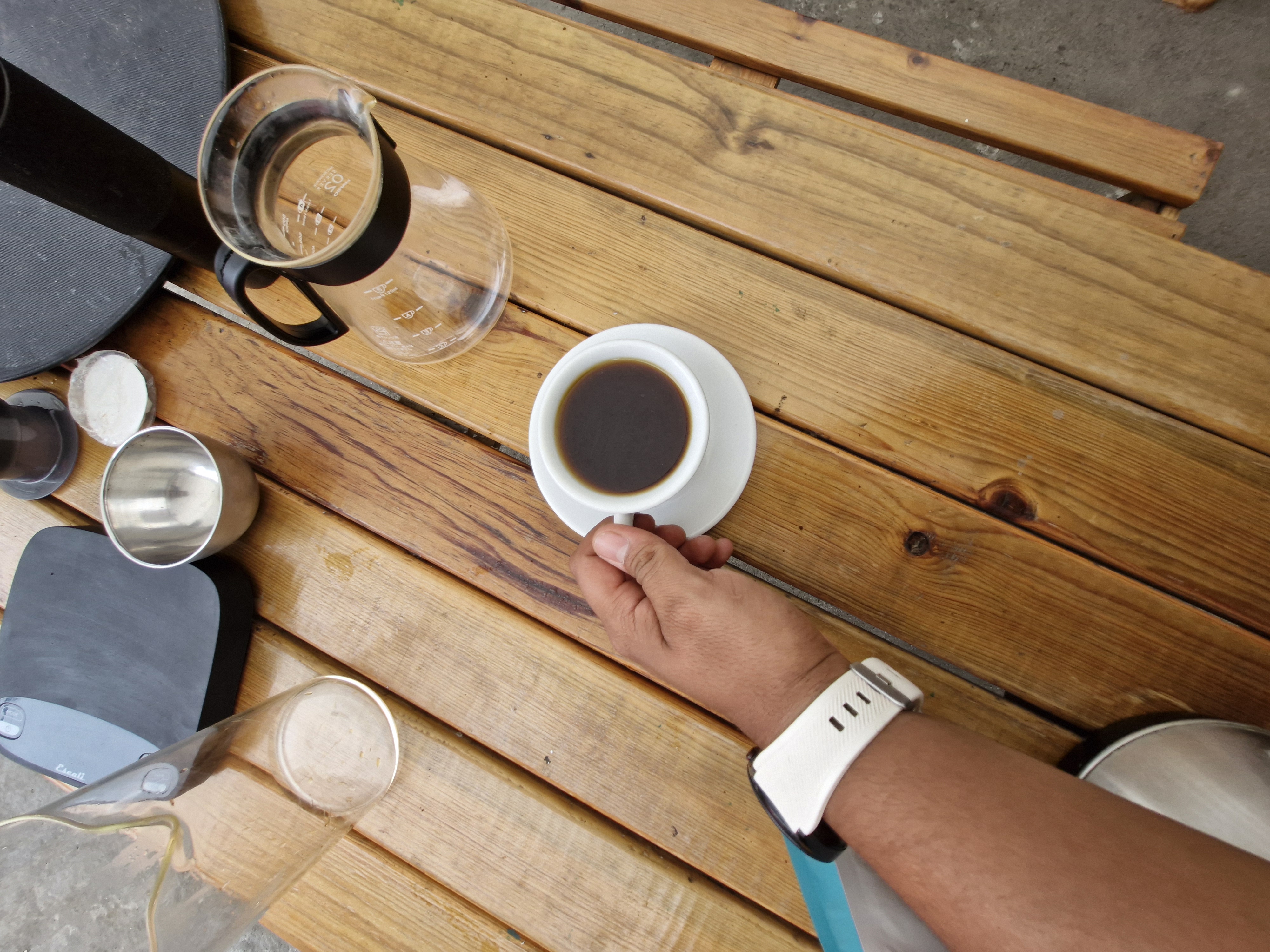 Preparación de café de especialidad