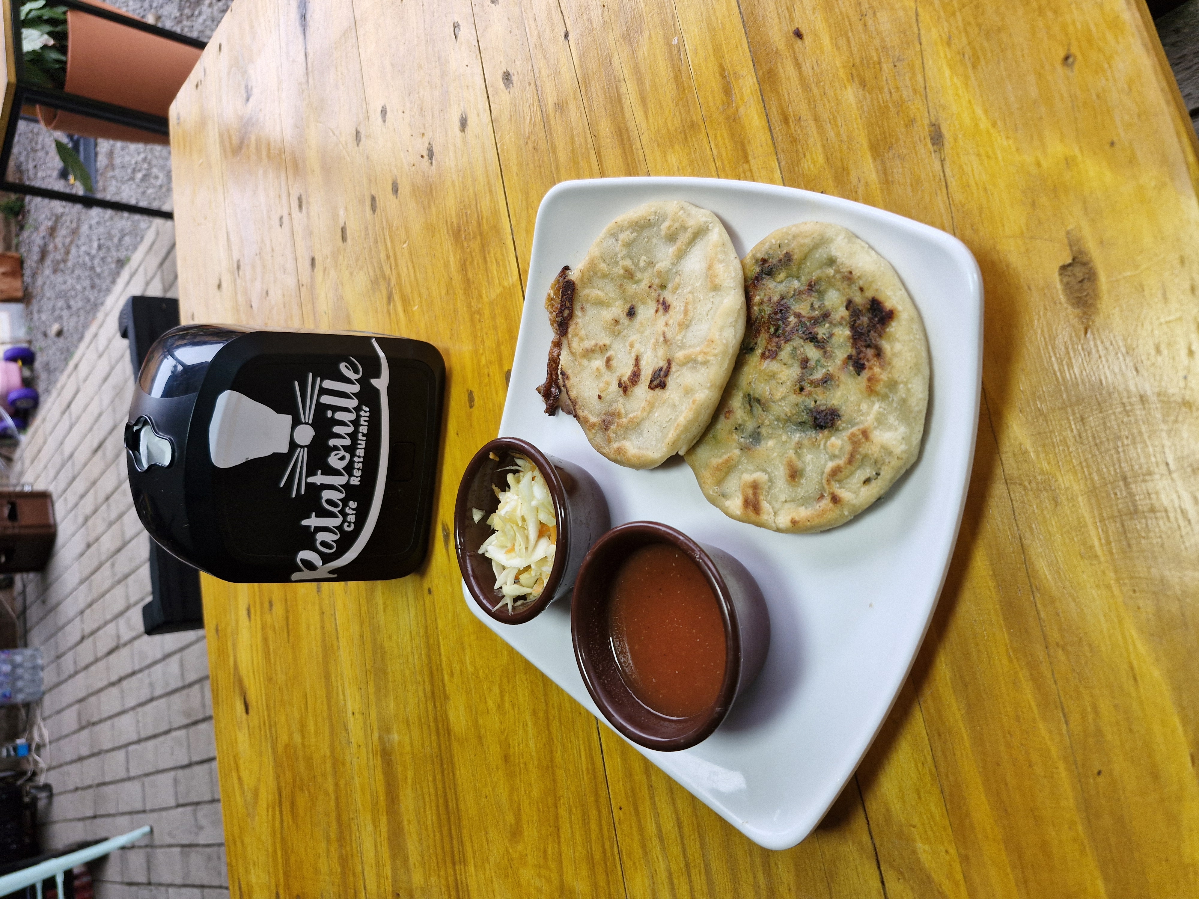 Pupusas del restaurante Ratatouille