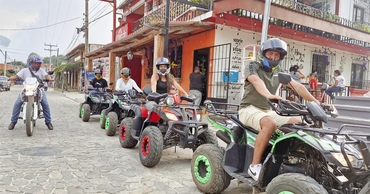 Tour en cuatrimotos por el centro de Apaneca
